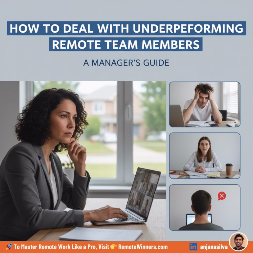 How to Deal with Underperforming Remote Team Members Featured