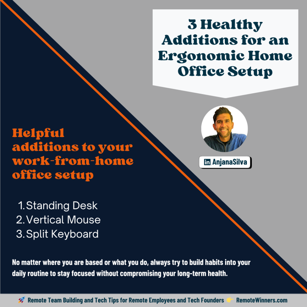 3 Healthy Additions for an Ergonomic Home Office Setup.