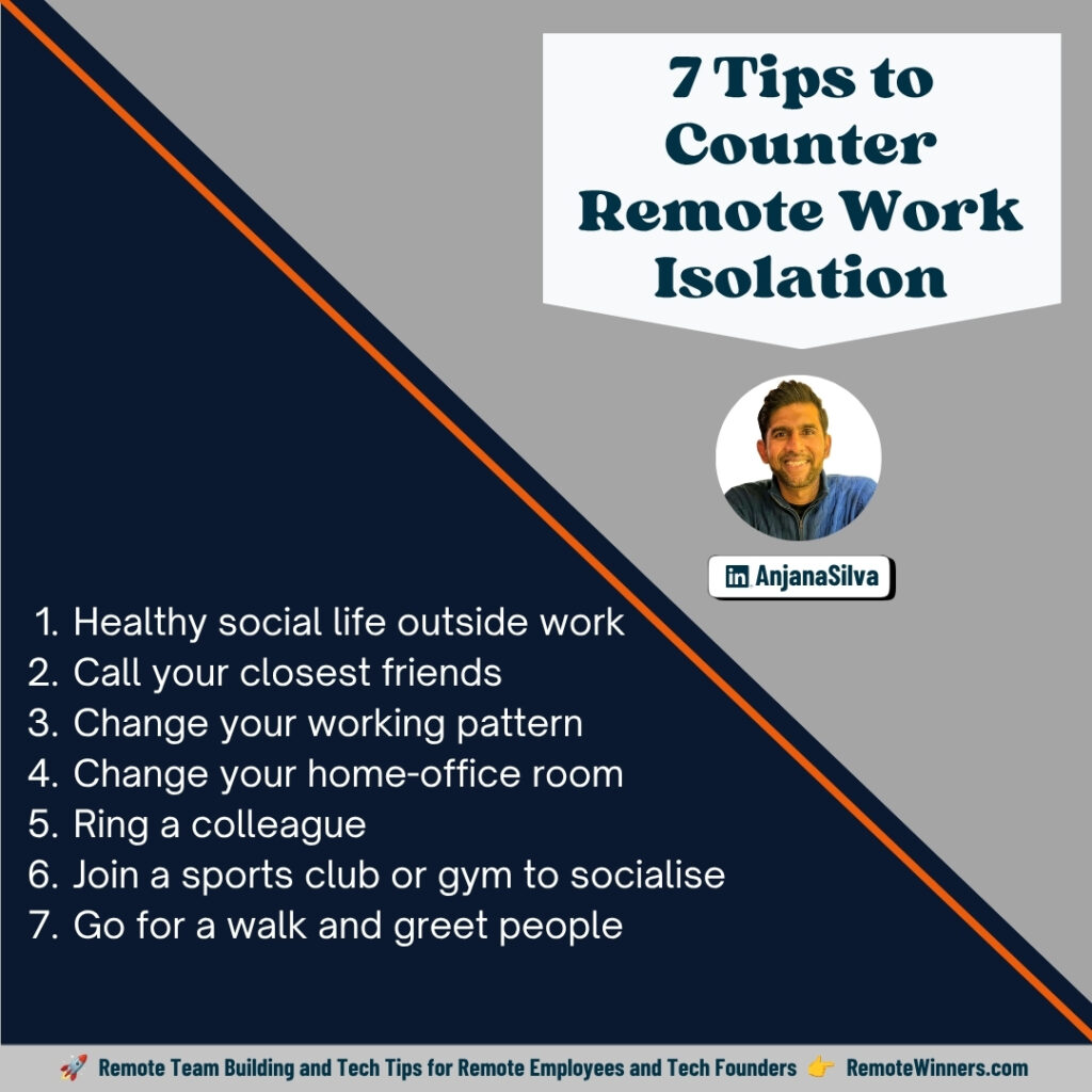 7 Tips to Counter Remote Work Isolation