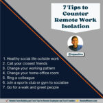 7 Tips to Counter Remote Work Isolation