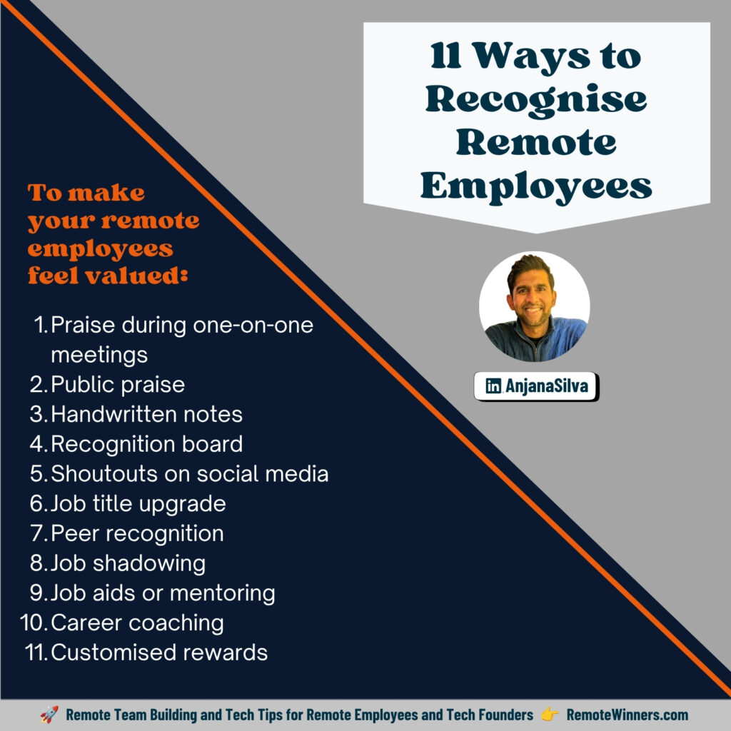 11 Simple Ways to Recognise Remote Employees and Make Them Feel Valued