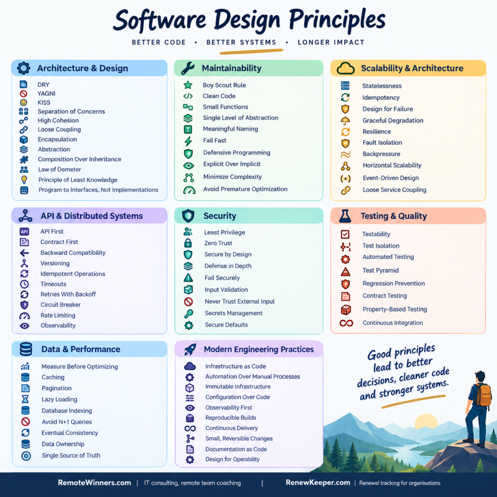 78 Software Design Principles