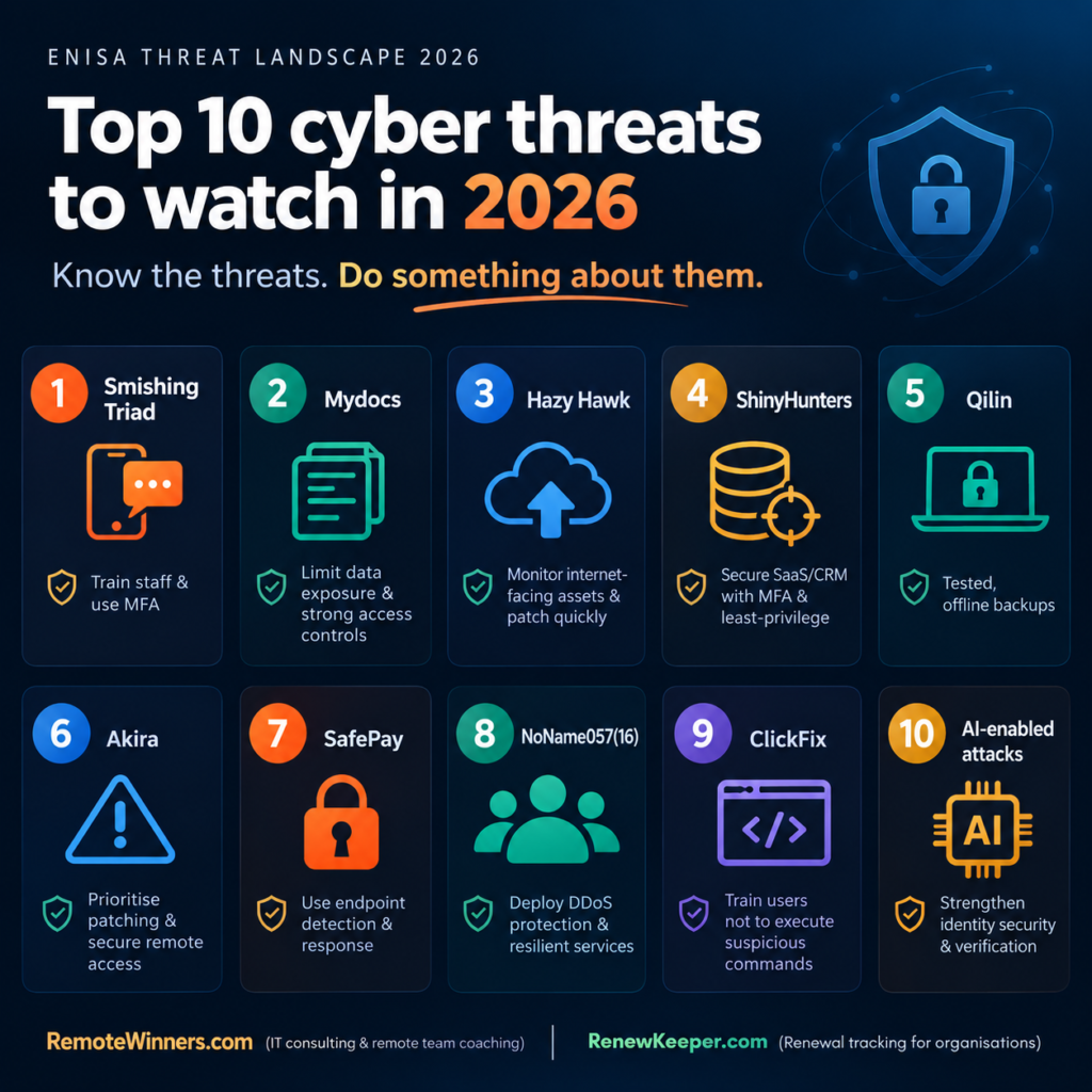ENISA Threat Landscape 2026 - 10 Key Threats and How to Prevent Them